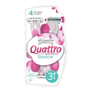 Жіночі бритви Wilkinson Quattro For Women Sensitive, 3 шт