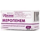 Меропенем пор. д/п ин. р-ра 1 г фл. в пачке