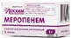 Меропенем пор. д/п ин. р-ра 1 г фл. в пачке