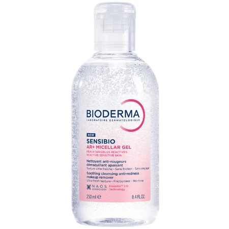 Bioderma Sensibio AR+ Мицеллярный гель Успокаивает и уменьшает покраснения, очищающий мицеллярный гель для чувствительной кожи, 250 мл: цены и характеристики