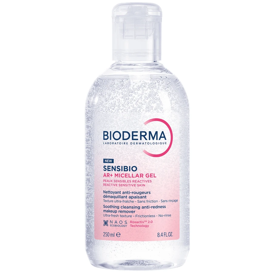 Bioderma Sensibio AR+ Мицеллярный гель Успокаивает и уменьшает покраснения, очищающий мицеллярный гель для чувствительной кожи, 250 мл: цены и характеристики