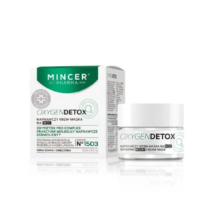 Відновлююча нічна крем-маска Mincer Pharma Oxygen Detox № 1503, 50 мл