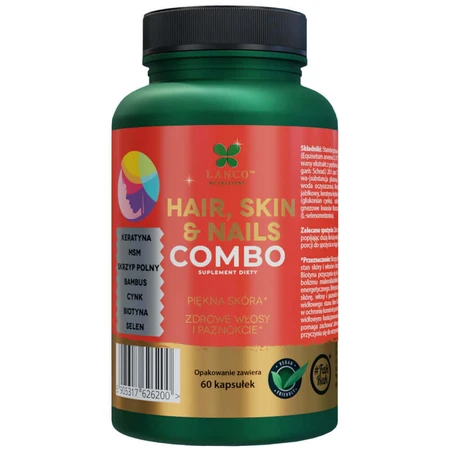 Lanco Nutritions Hair, Skin & Nails Combo, 60 капсул: цены и характеристики