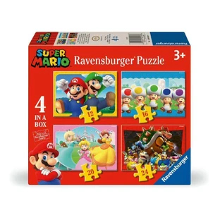 Пазл Супер Марио 4 в 1, 3 года+, Ravensburger