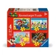 Пазл Супер Марио 4 в 1, 3 года+, Ravensburger