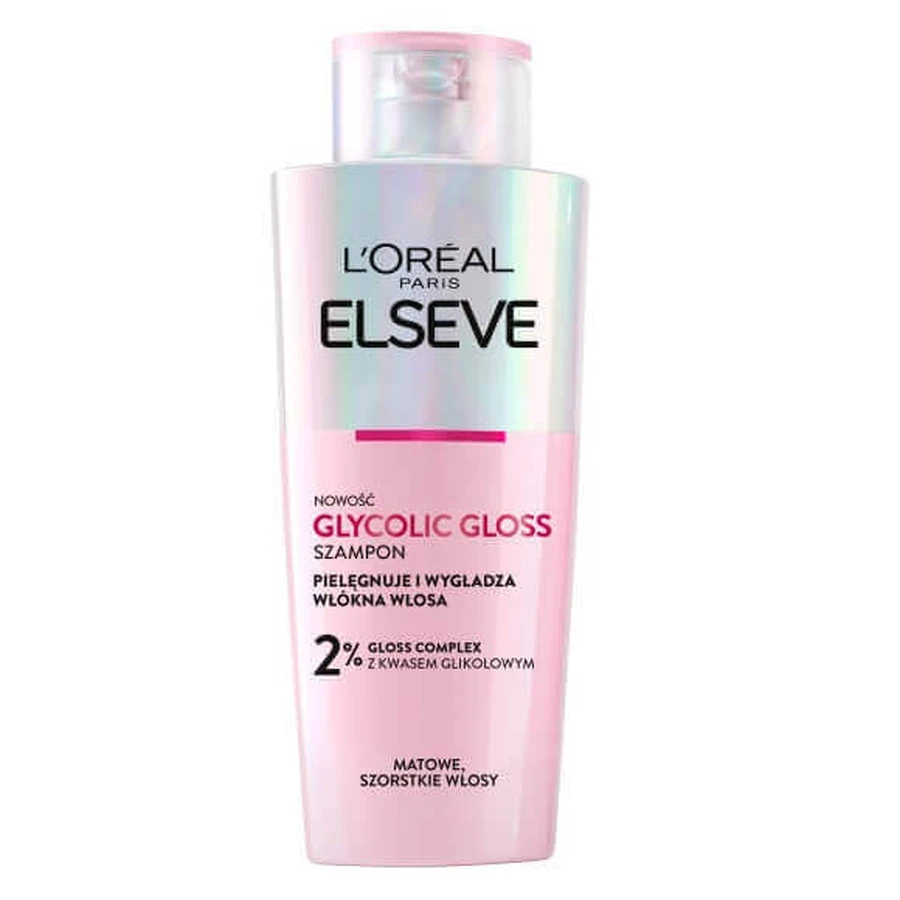 L Oreal Paris Elseve Glycolic Gloss Shampoo для шорстких і тьмяного волосся, 200 мл: ціни та характеристики