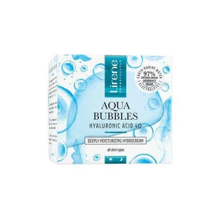 Гидрокрем с гиалуроновой кислотой для лица Aqua Bubbles, 50 мл, Lirene