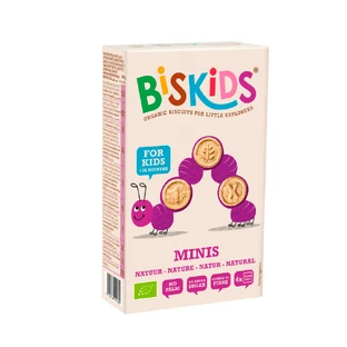 Міні-органічне дитяче печиво Biskids зі смаком яблука Biskids, + 36 місяців, 120 г, Belkorn