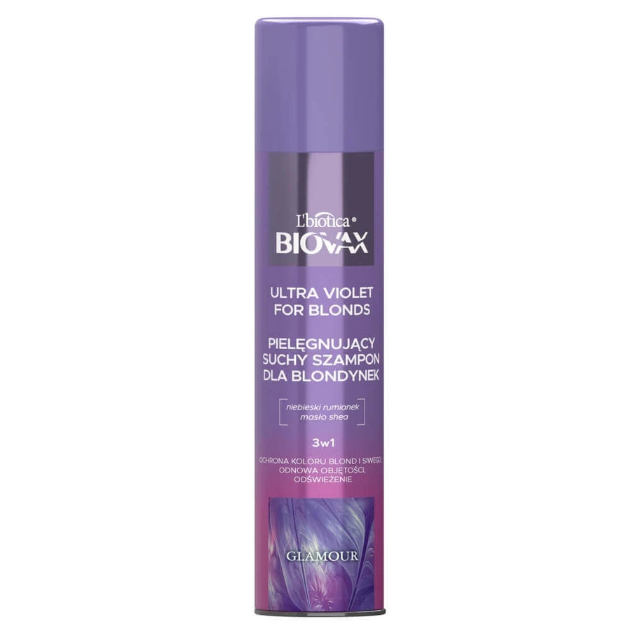 Сухой шампунь Biovax Ultra Violet для блондинок, 200 мл: цены и характеристики