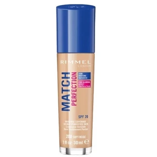 Rimmel Match Perfection Foundation 200 Soft Beige SPF20, 30 мл