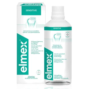 Elmex Sensitive, Ополіскувач для чутливих зубів, 400 мл