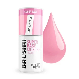 BrushUp! Гібридна основа для нігтів Super Base Rose Petals, 5 г