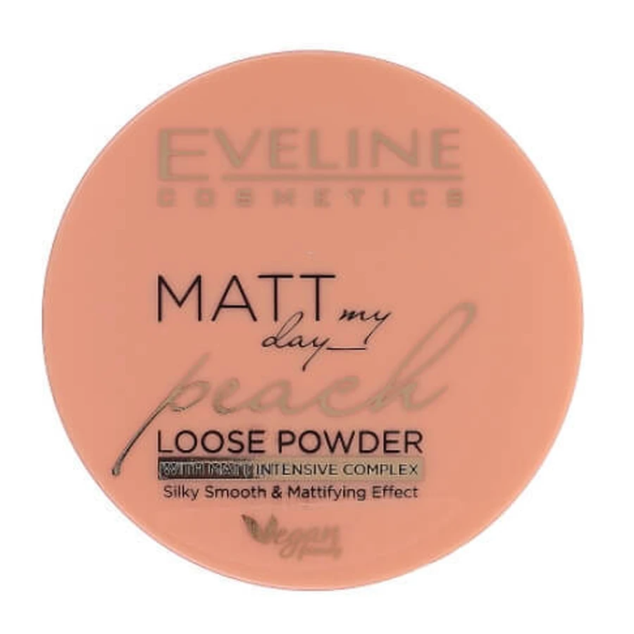 Eveline, Matt My Day Peach, розсипчаста пудра, 6 г: ціни та характеристики