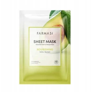Farmasi Sheet Mask Nourishing Питательная тканевая маска с авокадо, 1 шт.