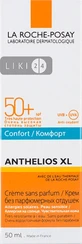 Сонцезахисний крем La Roche-Posay Anthelios XL для чутливої до сонця шкіри обличчя SPF 50+ 50 мл