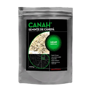 Канепа лущене насіння, 1 кг, Canah