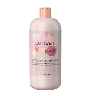 Шампунь Inebrya Ice Cream Keratin Restructuring Hair Shampoo, 1000 мл