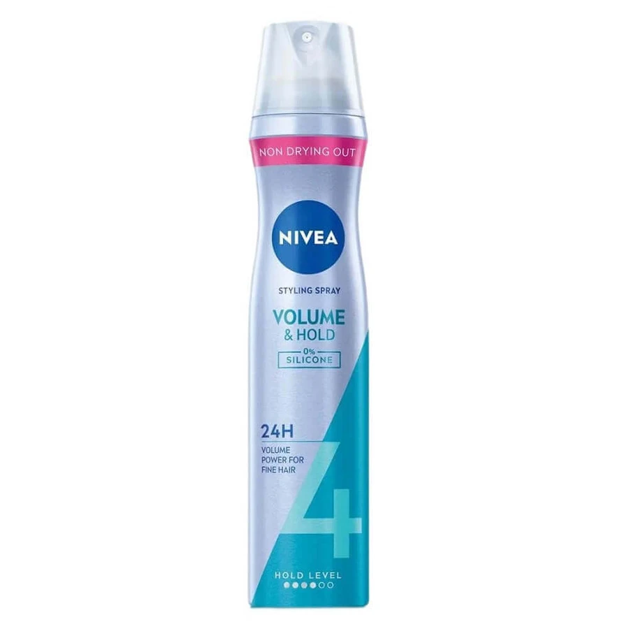 Лак для волос Nivea Volume &amp; Hold 4, придающий объем, 250 мл: цены и характеристики