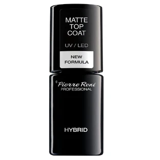 Pierre Rene Matte Top Coat Матове верхнє покриття для гібридних лаків для нігтів, 6 мл