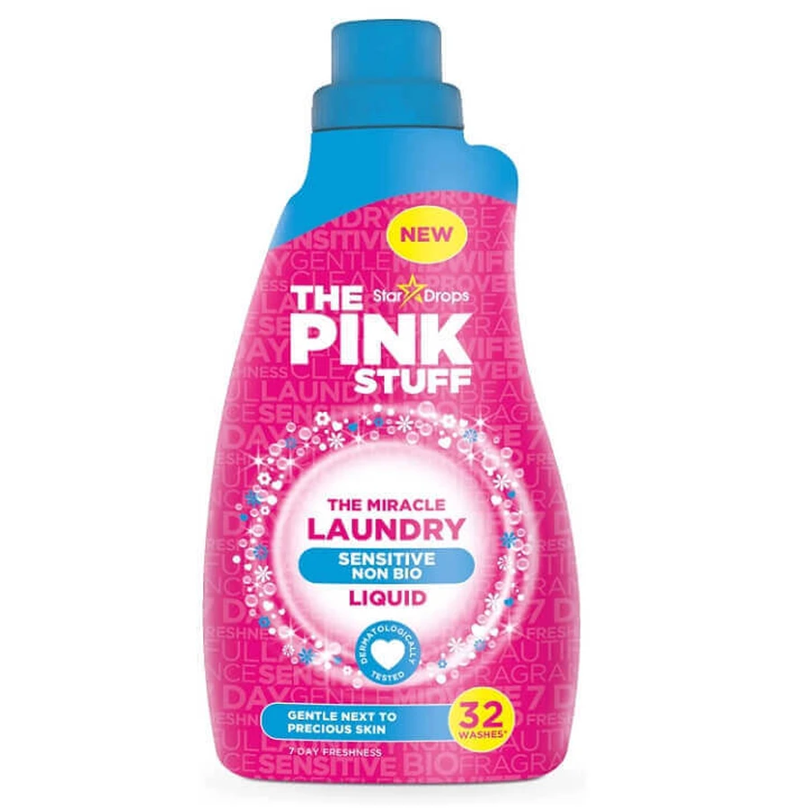 The Pink Stuff Sensitive, Гель для прання, для прання, 960 мл: ціни та характеристики