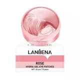 Гідрогелеві патчі під очі Lanbena Rose з екстрактом троянди, 60 шт