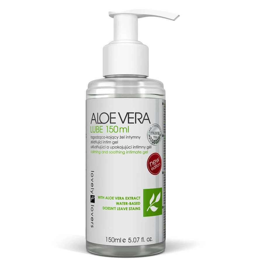 Lovely Lovers Aloe Vera Lube Заспокійливий інтимний гель з алое, 150 мл: ціни та характеристики