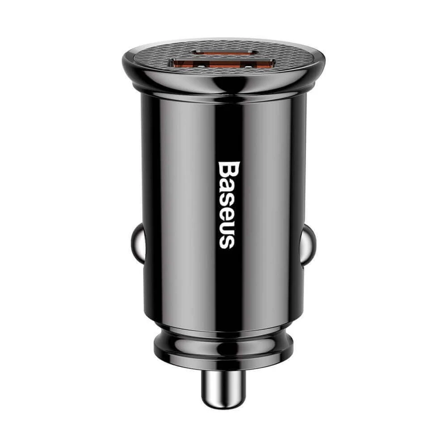 Автомобильное зарядное устройство Baseus Circular PPS Smart с портами USB Quick Charge 4.0 QC 4.0 и USB-C PD 3.0 SCP, черное (CCALL-YS01): цены и характеристики