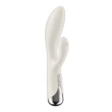 Вращающийся вибратор-кролик Satisfyer Spinning Rabbit 1 бежевый