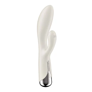 Вращающийся вибратор-кролик Satisfyer Spinning Rabbit 1 бежевый