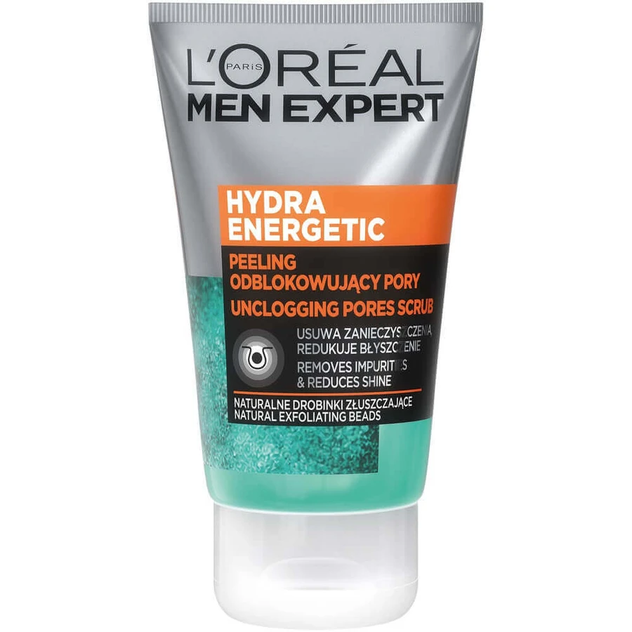 L oreal Men Expert Hydra Energetic Пілінг для обличчя, 100 мл: ціни та характеристики