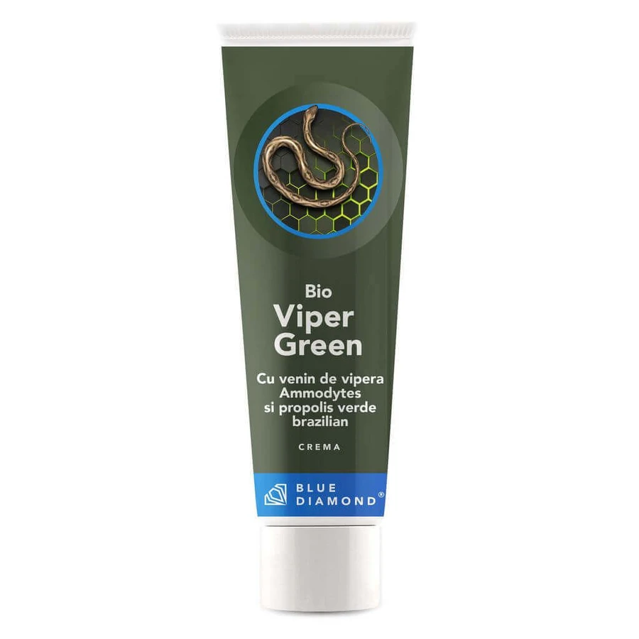Органический крем с ядом гадюки и бразильским зеленым прополисом Viper Green, 50 мл, Blue Diamond: цены и характеристики