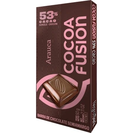 COCOA FUSION Темный шоколад Arauca 53% какао, 60 г.: цены и характеристики