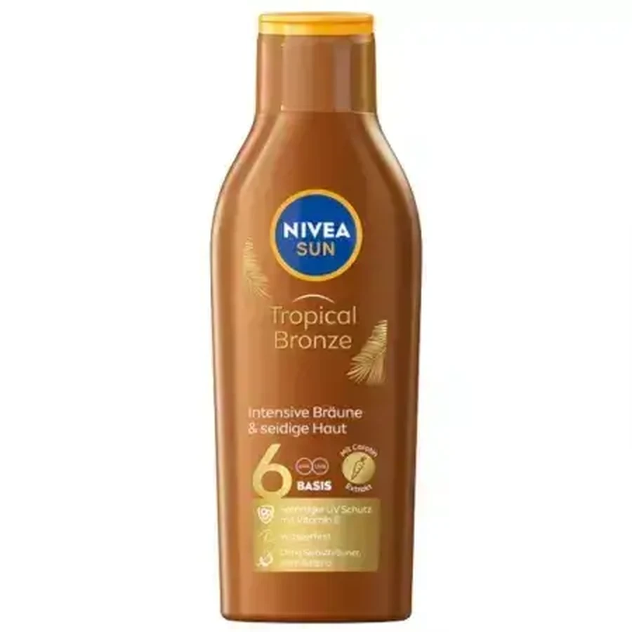 Солнцезащитный лосьон SPF 6 Tropical Bronze, 200 мл, Nivea Sun: цены и характеристики