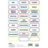 Наклейки со специями (цветные)