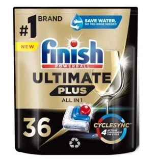 Капсули для посудомийної машини Finish Ultimate Plus Powerball AiO Fresh 36 шт.