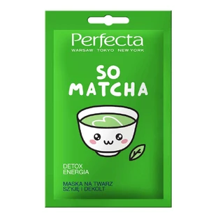 Маска Perfecta So Matcha Face, Neck, Detox & Energy, 10 мл