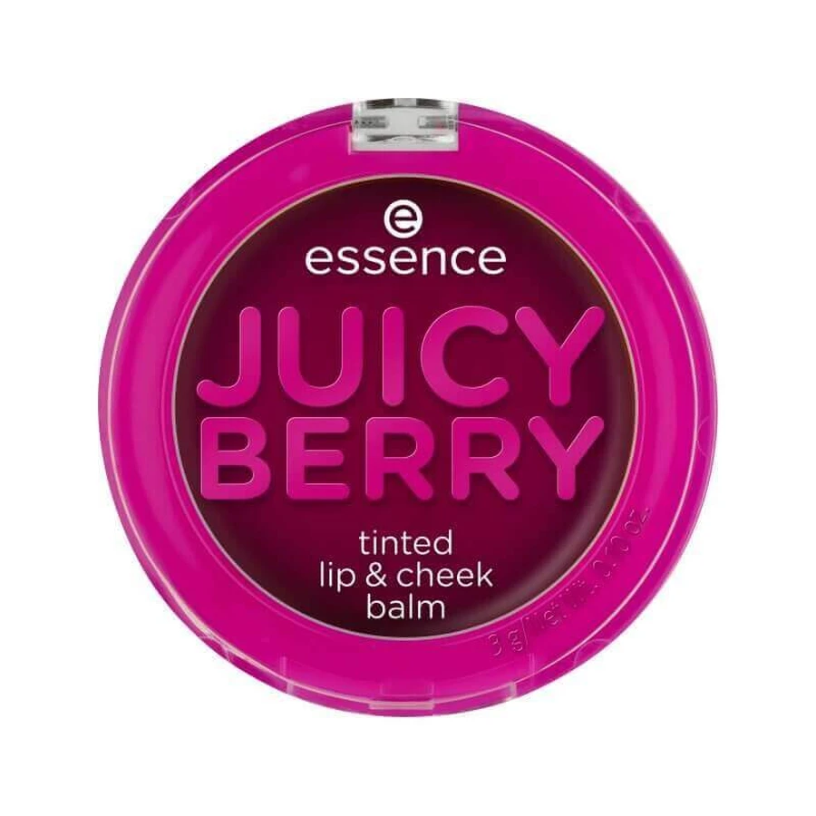Бальзам для губ и щек Juicy Berry, Violet, 3 г, Essence: цены и характеристики