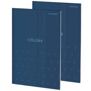 Блокнот Colors A4, клетка 5 мм, синий, 100 листов