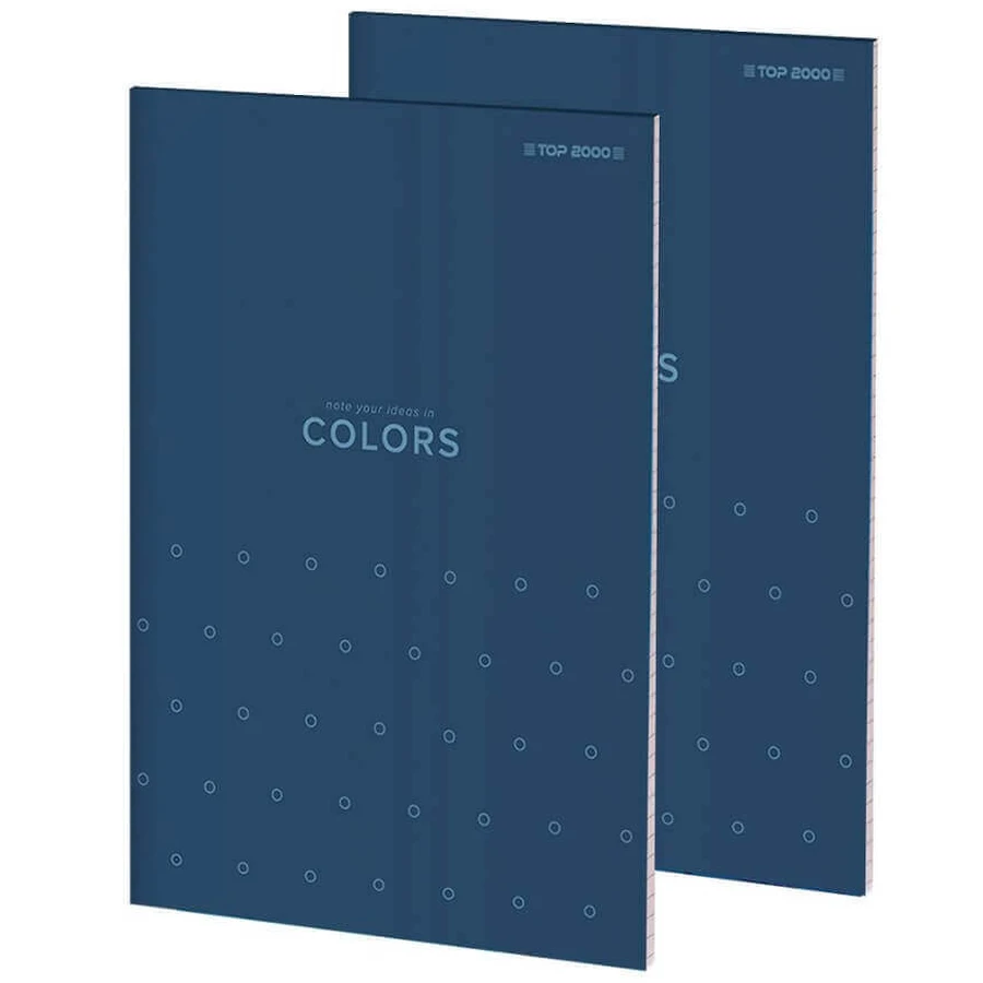 Блокнот Colors A4, клетка 5 мм, синий, 100 листов: цены и характеристики
