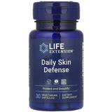 Щоденний захист шкіри, Daily Skin Defense, Life Extension, 30 вегетаріанських капсул
