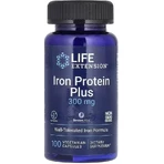 Железо, Iron Protein Plus, IronAid, Life Extension, 100 вегетарианских капсул: цены и характеристики