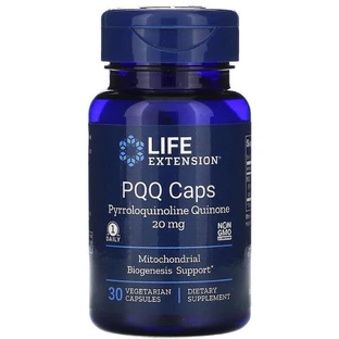 Пирролохинолинхинон PQQ, 20 мг, PQQ, Life Extension, 30 вегетарианских капсул