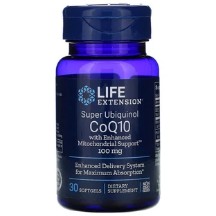 Суперубихинол CoQ10 100 мг, Super Ubiquinol CoQ10, Life Extension, 30 гелевых капсул