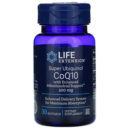 Суперубихинол CoQ10 100 мг, Super Ubiquinol CoQ10, Life Extension, 30 гелевых капсул: цены и характеристики