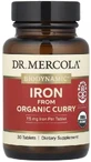 Железо из органического карри, Iron From Organic Curry, Dr. Mercola, 30 таблеток