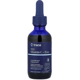 Вітамін C та Цинк іонізовані в краплях, Ionic Vitamin C+Zinc, Trace Minerals, 59 мл