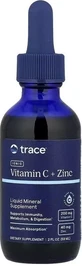 Витамин C и Цинк ионизированные в каплях, Ionic Vitamin C+Zinc, Trace Minerals, 59 мл