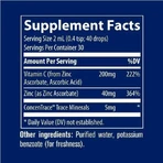 Вітамін C та Цинк іонізовані в краплях, Ionic Vitamin C+Zinc, Trace Minerals, 59 мл: ціни та характеристики