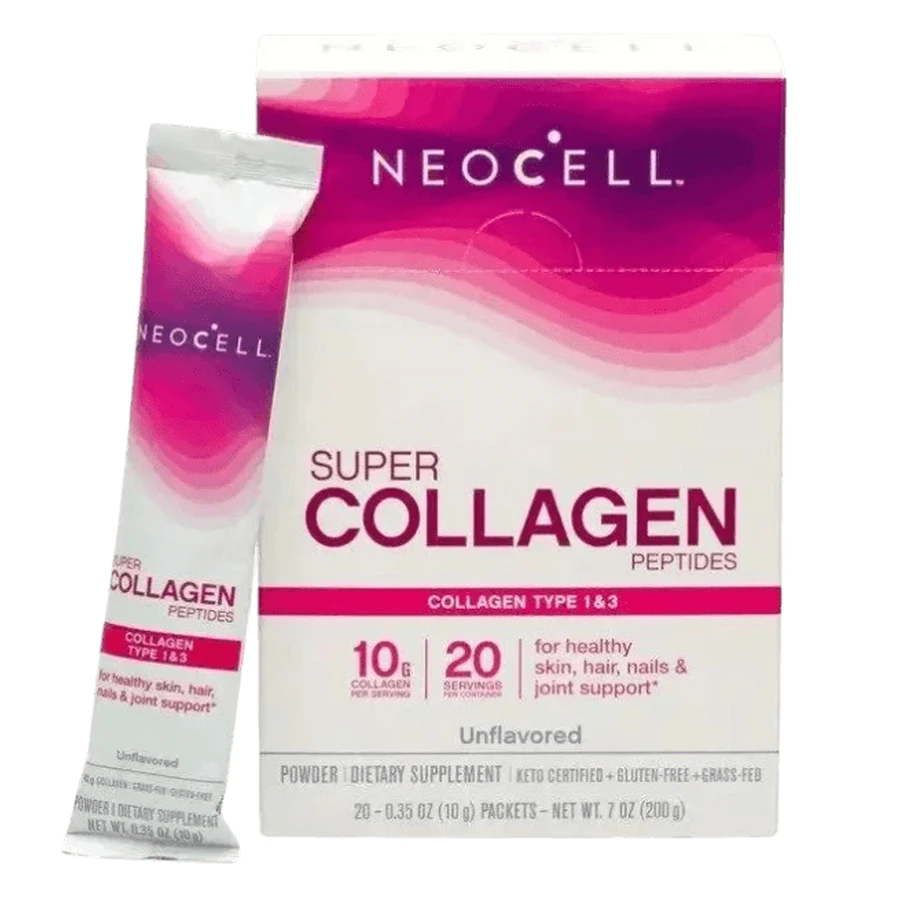 Пептиды Супер Коллагена, 10 гр, Super Collagen Peptides, NeoCell, 20 стиков: цены и характеристики