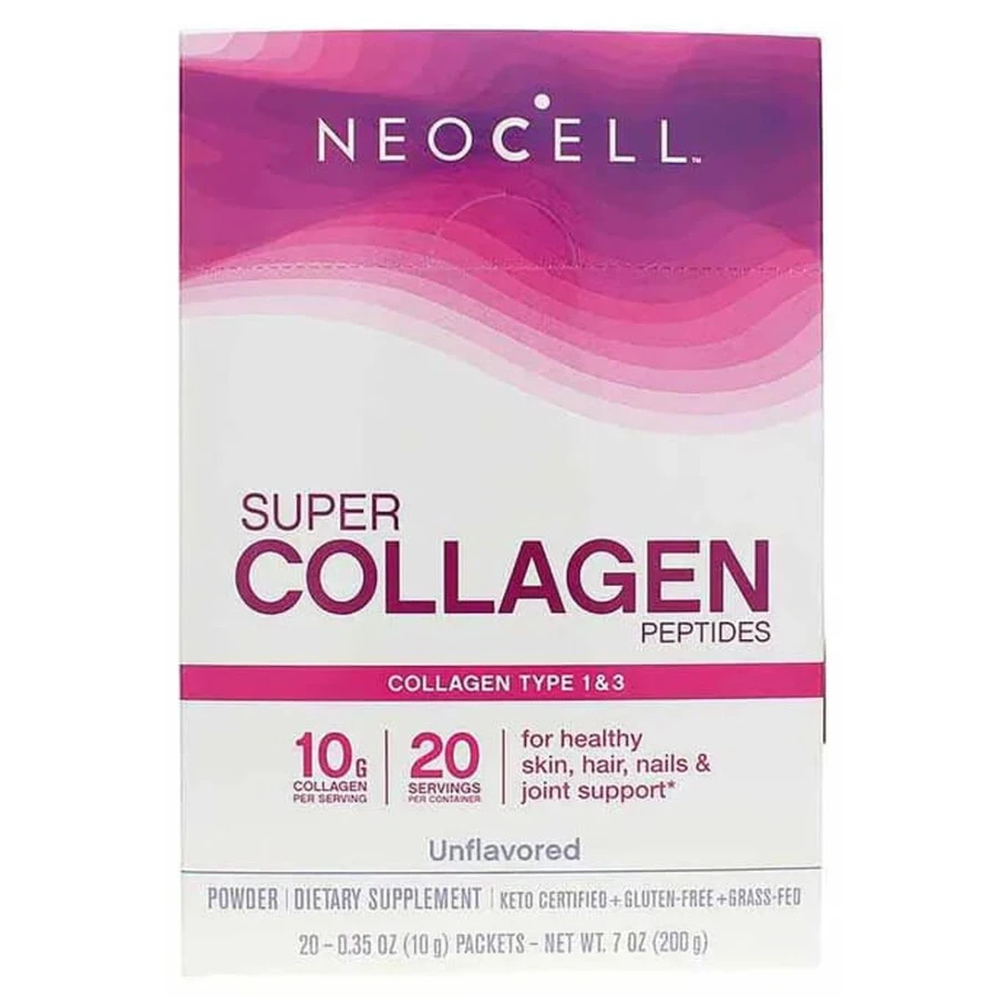 Пептиды Супер Коллагена, 10 гр, Super Collagen Peptides, NeoCell, 20 стиков: цены и характеристики